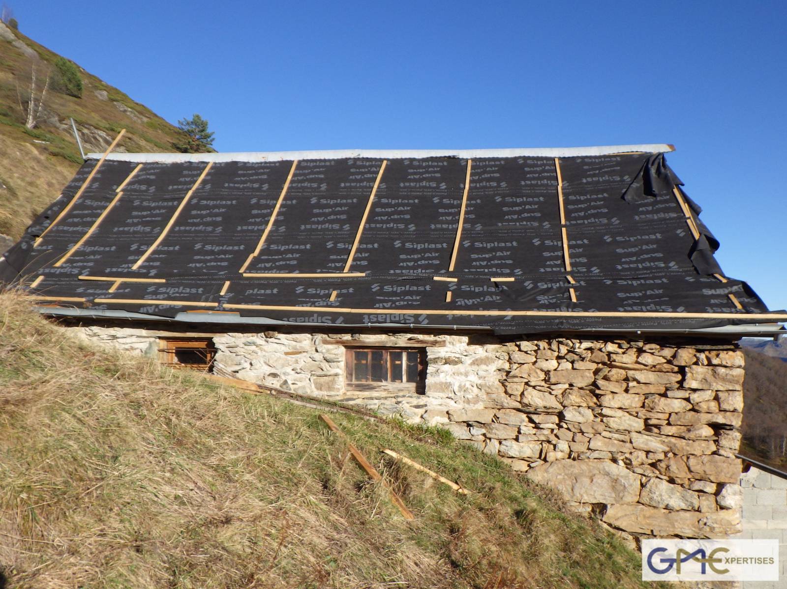 Assistance à expertise d’assurance après un fort coup de vent dans les Pyrénées près de Pau.