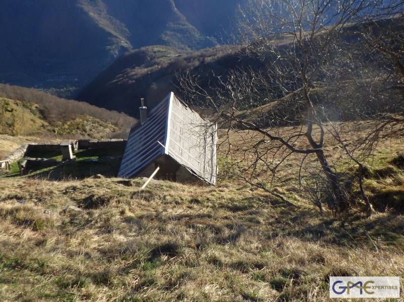 Assistance à expertise d’assurance après un fort coup de vent dans les Pyrénées près de Pau.