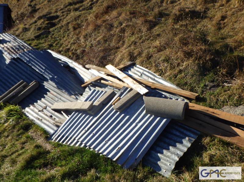 Assistance à expertise d’assurance après un fort coup de vent dans les Pyrénées près de Pau.